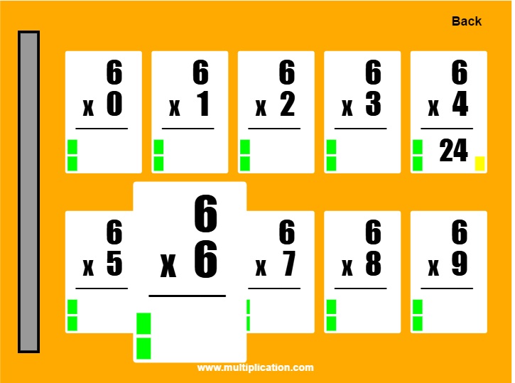 math flash card game