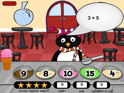 Level Two of Flurry of Flavors Addition | Multiplication.com