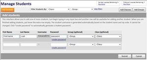 Add Student | Multiplication.com