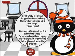 Welcome to the Ice Cream Shop in Flurry of Flavors Addition | Multiplication.com