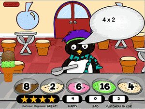 Level Three of Flurry of Flavors Multiplication | Multiplication.com
