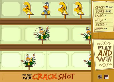 Shoot the Right Target in County Fair Crackshot | Multiplication.com
