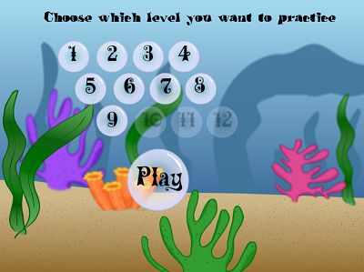 Choose a Fact Family in Aquatic Speedway Division | Multiplication.com