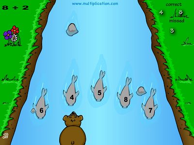 Practice Division Facts in Baxley the Bear Division | Multiplication.com