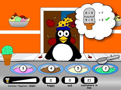 Level Two of Cone Crazy Division | Multiplication.com
