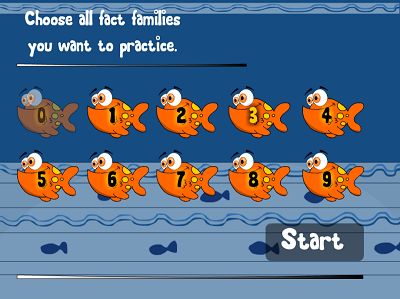 Choose Fact Families in Fish Shop Division | Multiplication.com