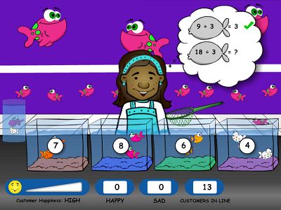 Grab the Right Fish in Fish Shop Division | Multiplication.com