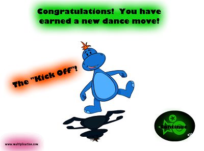 Earn Dance Moves in Disco Dino | Multiplication.com