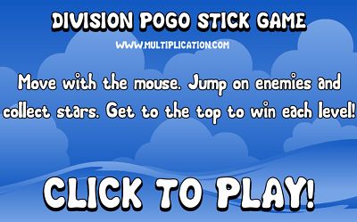 Welcome to Division Pogo | Multiplication.com