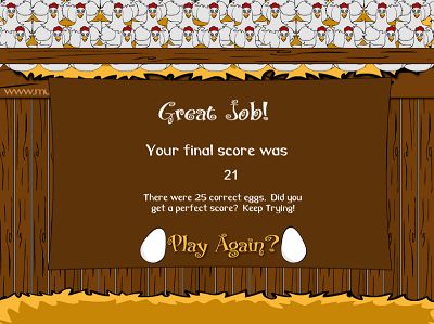 Catch as Many Eggs as you can in Eggstatic | Multiplication.com