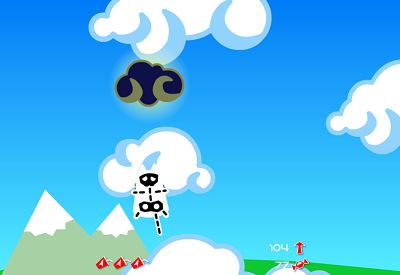 Don't Fly into Lightning Clouds in Flying Cat | Multiplication.com