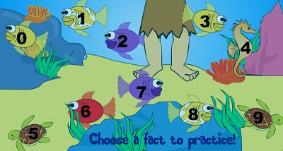 Choose a Fact Family for Jungle Jim Goes Fishing | Multiplication.com
