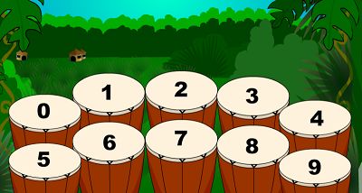 Choose a Fact for Jungle Jim Plays the Drums | Multiplication.com
