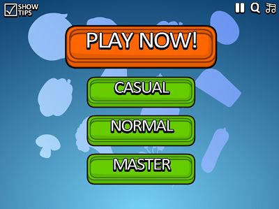 Choose a Difficulty Level in Kung Fu Salad | Multiplication.com