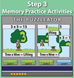 Memory Practice - Multiplication.com