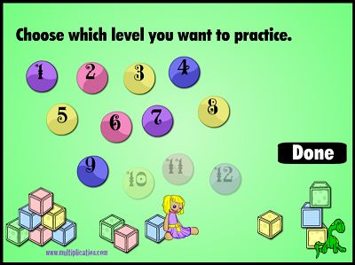 Choose a Fact for Diaper Derby Subtraction | Multiplication.com