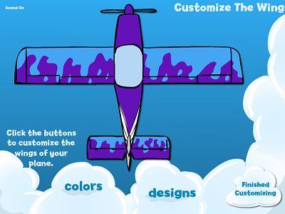 Customize Your Wings in Flying High Subtraction | Multiplication.com