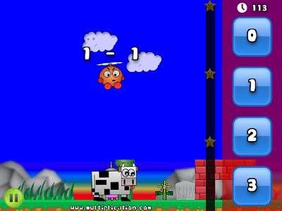 Fight the Aliens in Super Math Adventure Subtraction | Multiplication.com