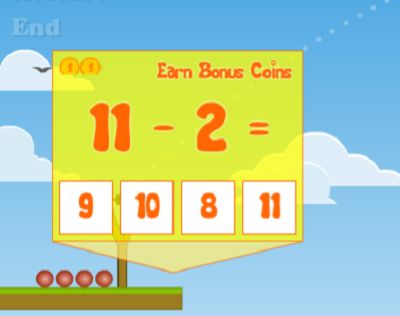 Solve the Facts in Subtraction Knock Down | Multiplication.com