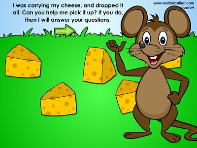 Help Momo Mouse Pick up his Cheese in Winston Detective Agency | Multiplication.com