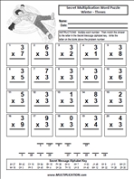 Printables Multiplication Worksheets Online free winter multiplication worksheets com worksheets