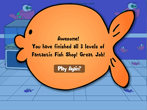 You won Fish Shop Division | Multiplication.com