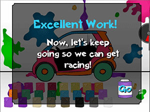 Paint all the Cars to Win in Patty's Paints Addition | Multiplication.com