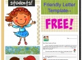 A Friendly Letter to Next Year's Student with Free template end of year reflections, friendly letter template, teacher feedback, literacy, writing assignment, free worksheets