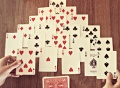 card games, math card games, solitaire, pyramid solitaire, finding the sum game
