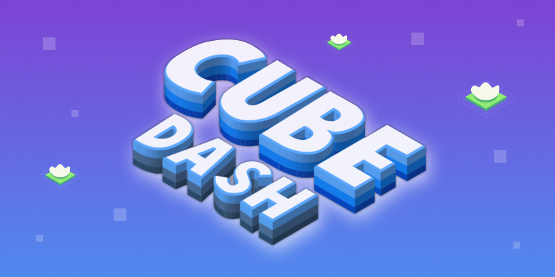 Cube Dash Subtraction UI snippet