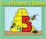 Beehive with numeral 5.