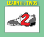 Screenshot of the learn twos video.