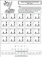 More Fall Twos Time Table Multiplication Worksheet thumbnail