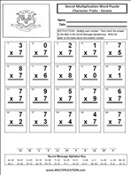 Even More State Flags Sevens Time Table Multiplication Worksheet thumbnail
