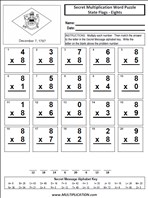 Even More State Flags Eights Time Table Multiplication Worksheet thumbnail