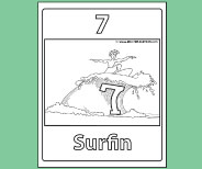 Students strengthen fact recall through coloring the number memory picture.0