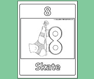 Students strengthen fact recall through coloring the number memory picture.0