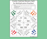 This printable cootie catcher is a fun way for students to practice the Elevens.