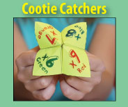Make practicing the times tables fun with these fact group Cootie Catchers.