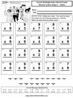 Martin Luther King Sevens Time Table Multiplication Worksheet thumbnail