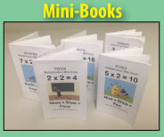 These one page prinable mini-books feature the pictures for each of the times tables