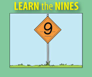 Resources for teaching the Nines. (Videos, lessons, activities, quizzes, flashcards, and more)