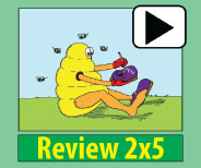 Engaging animation of the 2x5 picture and story insures memory retention.