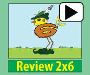 Engaging animation of the 2x6 picture and story insures memory retention.