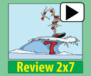 Engaging animation of the 2x7 picture and story insures memory retention.