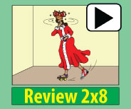 Engaging animation of the 2x8 picture and story insures memory retention.
