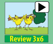 Engaging animation of the 3x6 picture and story insures memory retention.