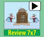 Engaging animation of the 7x7 picture and story insures memory retention.