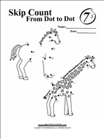 Skip Counting Sevens Time Table Multiplication Worksheet thumbnail