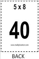 Back of Color Flash Card
